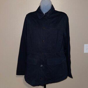 A550585** As Is Isaac Mizrahi Live] French Terry Jacket